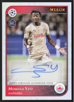 Moussa Yeo, Kartička, 2024-25 Topps Merlin UEFA Club Competitions, AUTOGRAPH