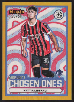 Mattia Liberali, Kartička, 2024-25 Topps Merlin UEFA Club Competitions, LIMIT
