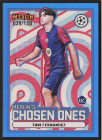 Toni Fernández, Kartička, 2024-25 Topps Merlin UEFA Club Competitions, LIMIT