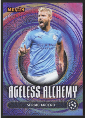 Sergio Agüero, Card, 2024-25 Topps Merlin UEFA Club Competitions, LIMIT