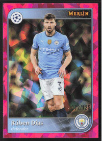 Rúben Dias, Card, 2024-25 Topps Merlin UEFA Club Competitions, LIMIT