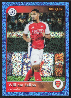 William Saliba, Kartička, 2024-25 Topps Merlin UEFA Club Competitions, LIMIT