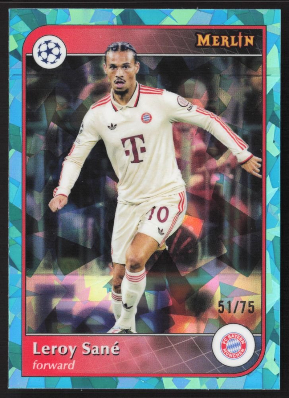 Leroy Sané, Card, 2024-25 Topps Merlin UEFA Club Competitions, LIMIT