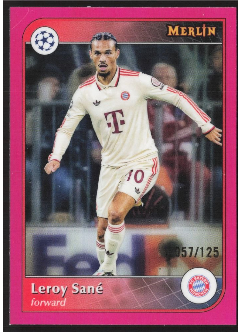 Leroy Sané, Card, 2024-25 Topps Merlin UEFA Club Competitions, LIMIT