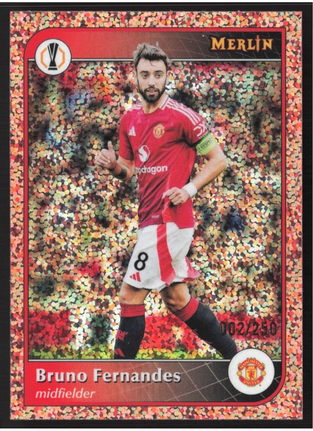 Bruno Fernandes, Card, 2024-25 Topps Merlin UEFA Club Competitions, LIMIT