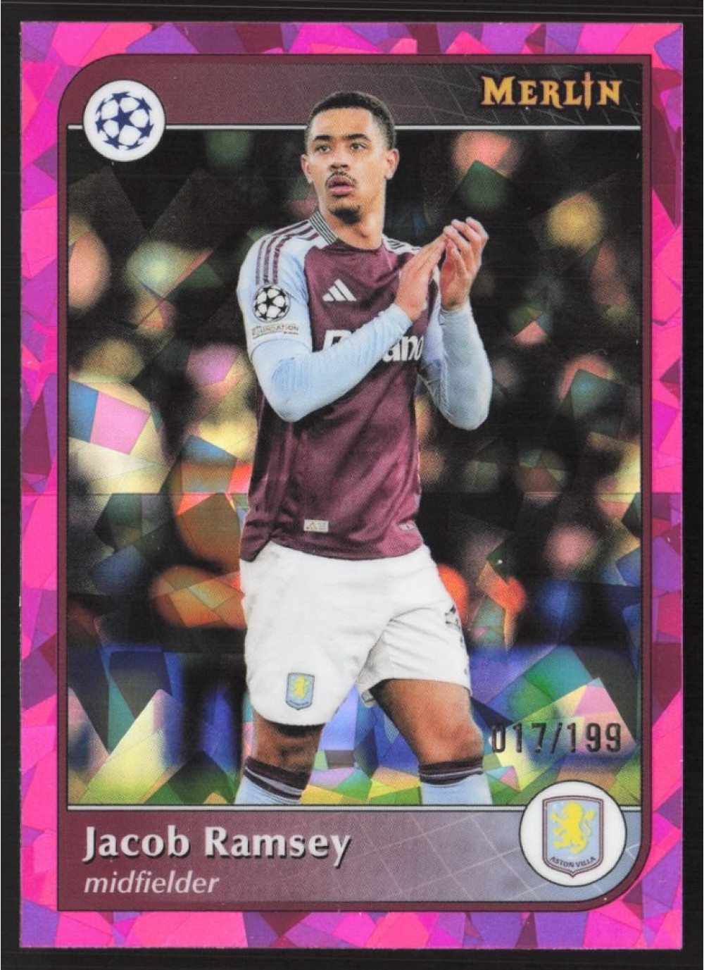 Jacob Ramsey, Card, 2024-25 Topps Merlin UEFA Club Competitions, LIMIT