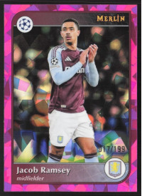 Jacob Ramsey, Kartička, 2024-25 Topps Merlin UEFA Club Competitions, LIMIT
