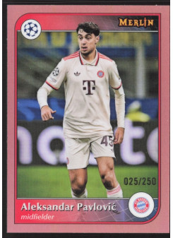 Aleksandar Pavlović, Kartička, 2024-25 Topps Merlin UEFA Club Competitions, LIMIT
