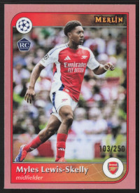 Myles Lewis-Skelly, Kartička, 2024-25 Topps Merlin UEFA Club Competitions, LIMIT