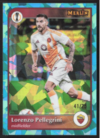 Lorenzo Pellegrini, Kartička, 2024-25 Topps Merlin UEFA Club Competitions, LIMIT