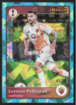 Lorenzo Pellegrini, Card, 2024-25 Topps Merlin UEFA Club Competitions, LIMIT