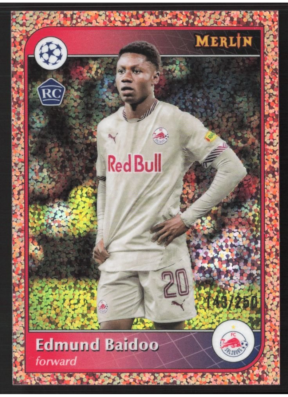 Edmund Baidoo, Card, 2024-25 Topps Merlin UEFA Club Competitions, LIMIT