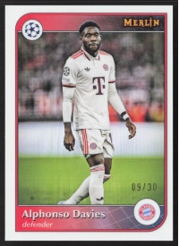 Alphonso Davies, Kartička, 2024-25 Topps Merlin UEFA Club Competitions, LIMIT