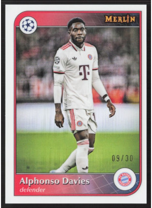 Alphonso Davies, Card, 2024-25 Topps Merlin UEFA Club Competitions, LIMIT