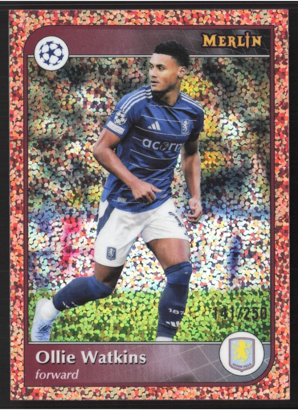 Ollie Watkins, Card, 2024-25 Topps Merlin UEFA Club Competitions, LIMIT