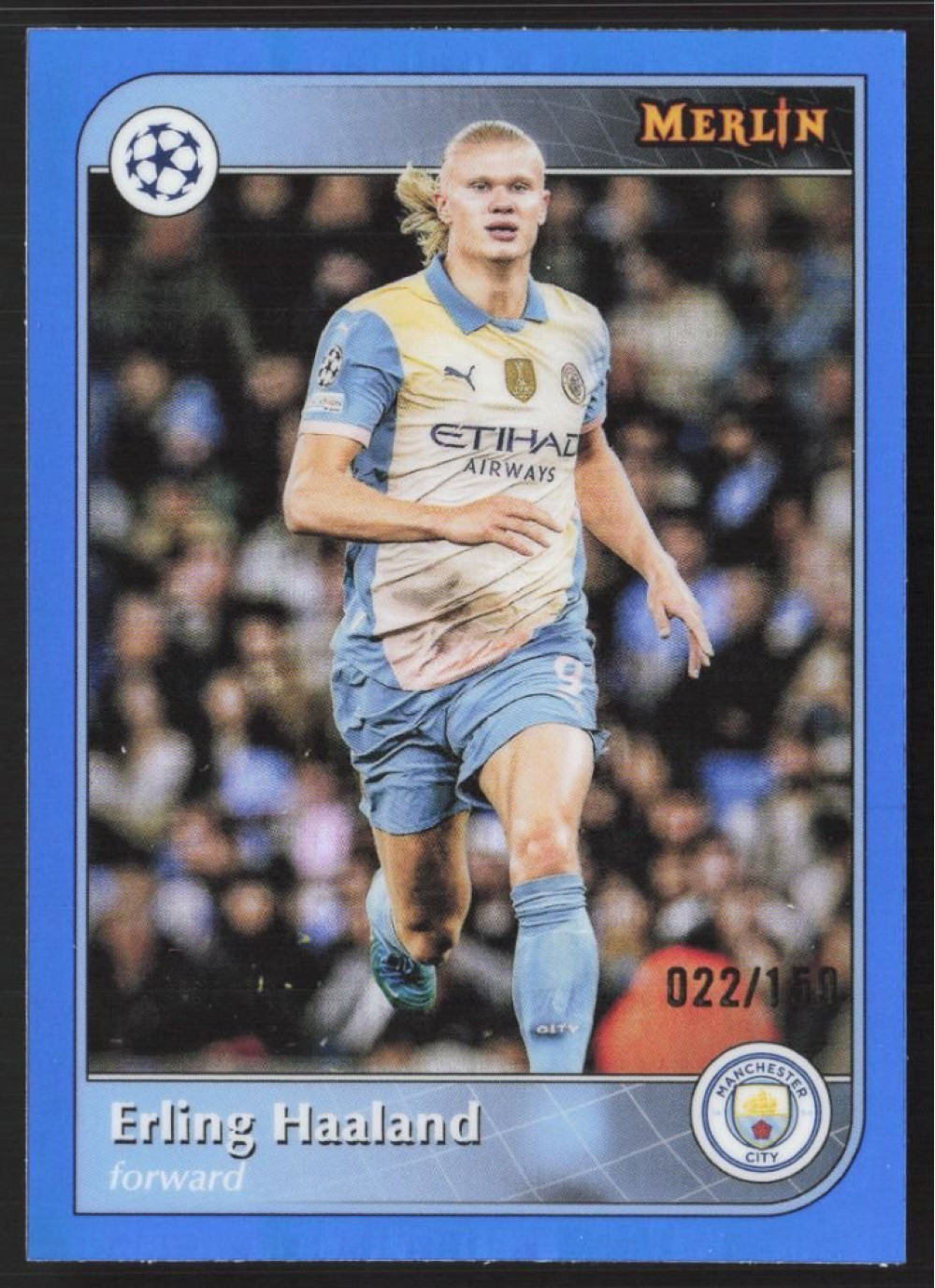 Erling Haaland, Card, 2024-25 Topps Merlin UEFA Club Competitions, LIMIT
