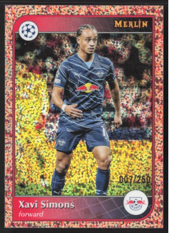 Xavi Simons, Kartička, 2024-25 Topps Merlin UEFA Club Competitions, LIMIT
