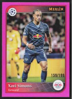 Xavi Simons, Kartička, 2024-25 Topps Merlin UEFA Club Competitions, LIMIT