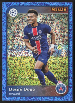 Désiré Doué, Card, 2024-25 Topps Merlin UEFA Club Competitions, LIMIT