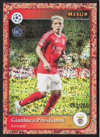 Gianluca Prestianni, Kartička, 2024-25 Topps Merlin UEFA Club Competitions, LIMIT
