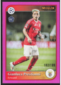 Gianluca Prestianni, Kartička, 2024-25 Topps Merlin UEFA Club Competitions, LIMIT