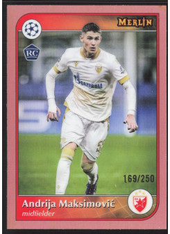 Andrija Maksimović, Kartička, 2024-25 Topps Merlin UEFA Club Competitions, LIMIT
