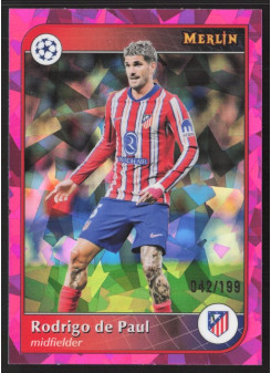 Rodrigo de Paul, Kartička, 2024-25 Topps Merlin UEFA Club Competitions, LIMIT