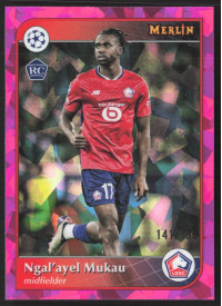 Ngal'ayel Mukau, Card, 2024-25 Topps Merlin UEFA Club Competitions, LIMIT