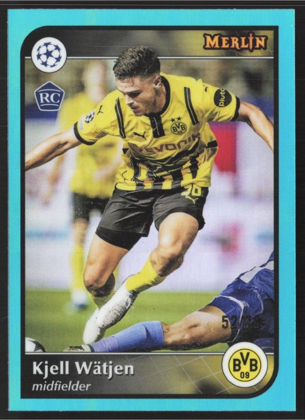 Kjell Wätjen, Card, 2024-25 Topps Merlin UEFA Club Competitions, LIMIT