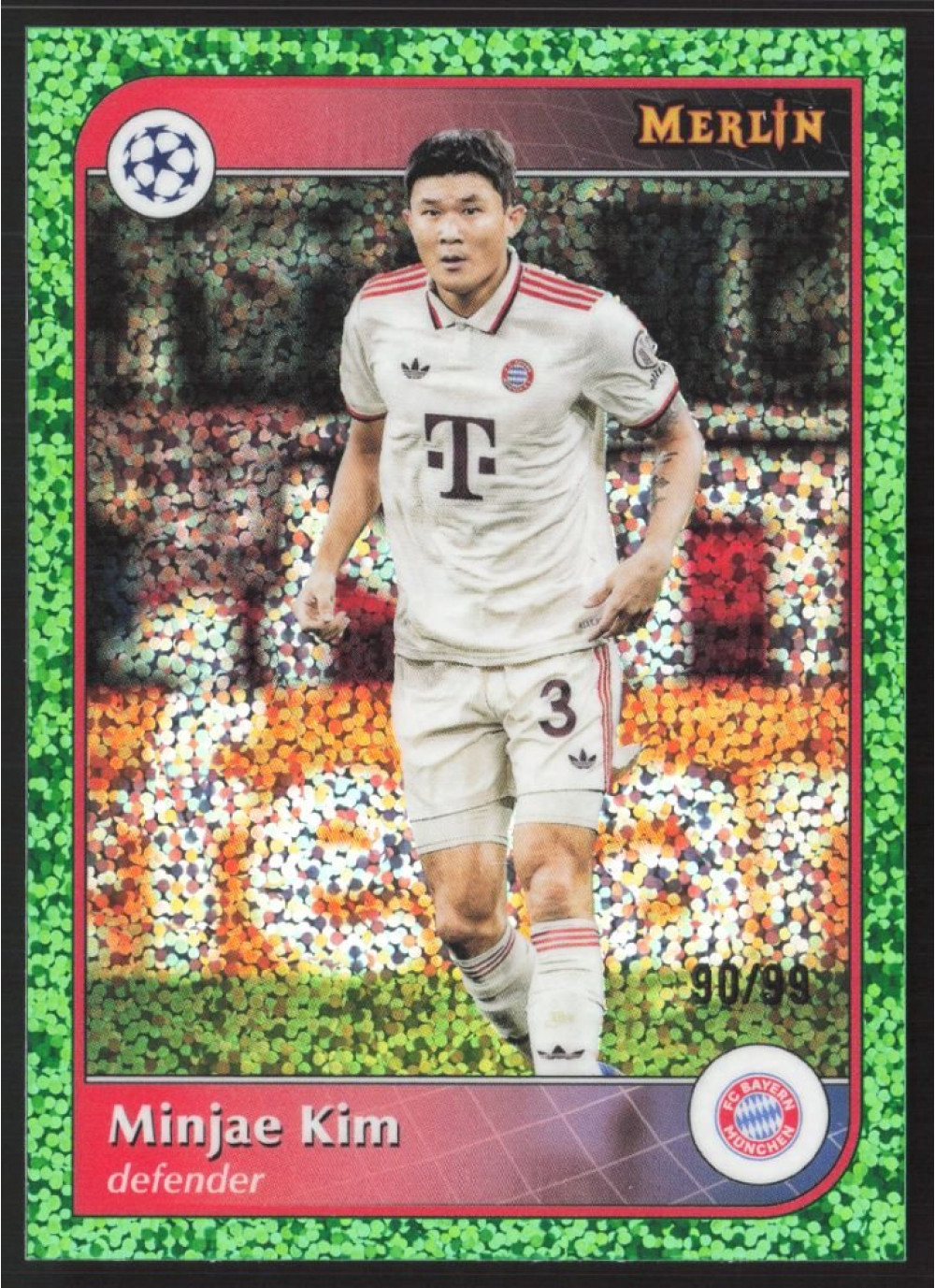 Minjae Kim, Card, 2024-25 Topps Merlin UEFA Club Competitions, LIMIT