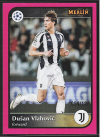 Dušan Vlahović, Card, 2024-25 Topps Merlin UEFA Club Competitions, LIMIT