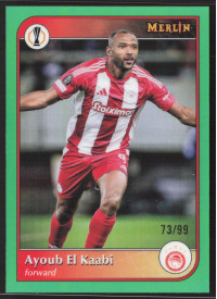 Ayoub El Kaabi, Card, 2024-25 Topps Merlin UEFA Club Competitions, LIMIT