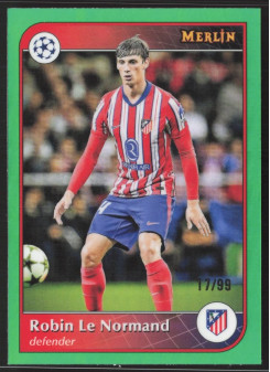 Robin Le Normand, Kartička, 2024-25 Topps Merlin UEFA Club Competitions, LIMIT