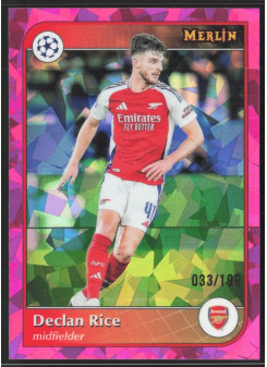 Declan Rice, Kartička, 2024-25 Topps Merlin UEFA Club Competitions, LIMIT
