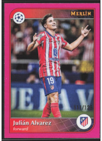 Julián Alvarez, Kartička, 2024-25 Topps Merlin UEFA Club Competitions, LIMIT