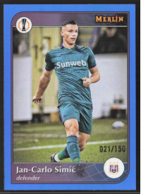 Jan-Carlo Simić, Kartička, 2024-25 Topps Merlin UEFA Club Competitions, LIMIT