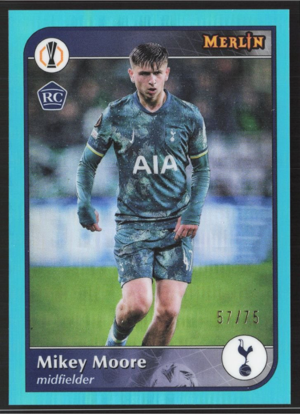 Mikey Moore, Card, 2024-25 Topps Merlin UEFA Club Competitions, LIMIT