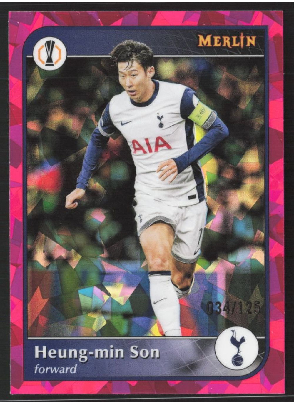 Heung-min Son, Card, 2024-25 Topps Merlin UEFA Club Competitions, LIMIT