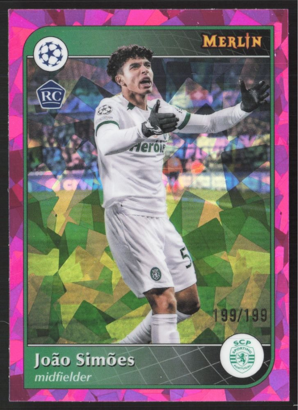 Santiago Castro, Card, 2024-25 Topps Merlin UEFA Club Competitions, LIMIT
