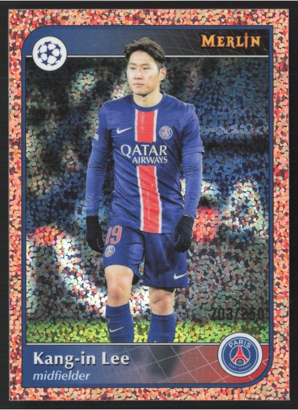 Kang-in Lee, Card, 2024-25 Topps Merlin UEFA Club Competitions, LIMIT