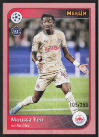 Moussa Yeo, Kartička, 2024-25 Topps Merlin UEFA Club Competitions, LIMIT