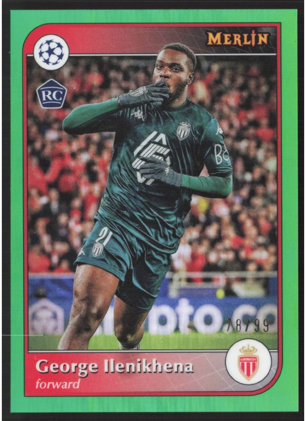 George Ilenikhena, Card, 2024-25 Topps Merlin UEFA Club Competitions, LIMIT