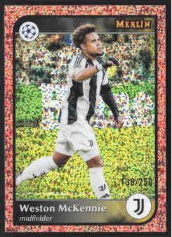 Weston McKennie, Kartička, 2024-25 Topps Merlin UEFA Club Competitions, LIMIT