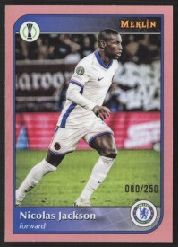 Nicolas Jackson, Kartička, 2024-25 Topps Merlin UEFA Club Competitions, LIMIT