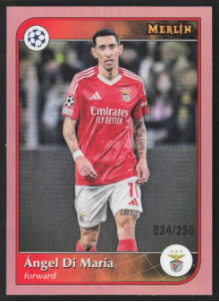 Ángel Di María, Card, 2024-25 Topps Merlin UEFA Club Competitions, LIMIT