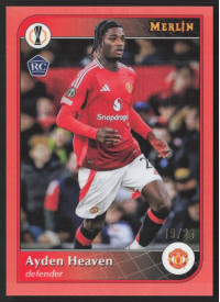 Ayden Heaven, Kartička, 2024-25 Topps Merlin UEFA Club Competitions, LIMIT