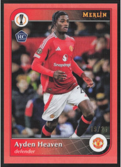 Ayden Heaven, Card, 2024-25 Topps Merlin UEFA Club Competitions, LIMIT