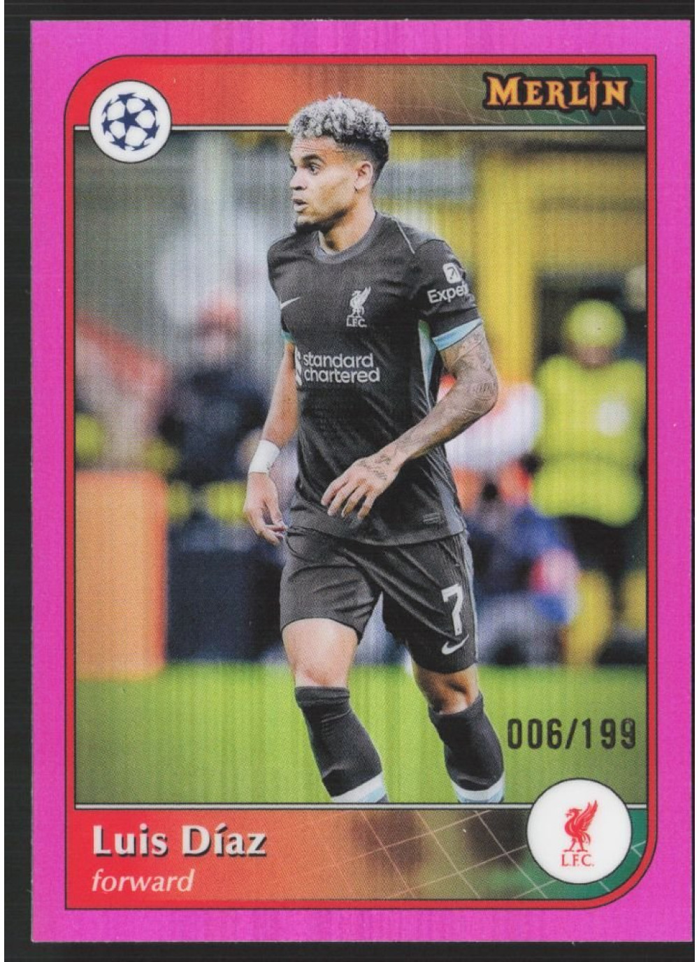 Luis Díaz, Card, 2024-25 Topps Merlin UEFA Club Competitions, LIMIT