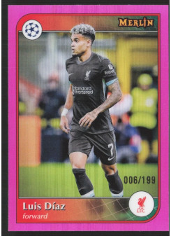 Luis Díaz, Kartička, 2024-25 Topps Merlin UEFA Club Competitions, LIMIT