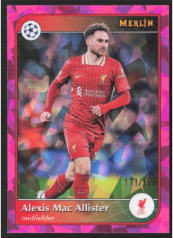 Alexis Mac Allister, Kartička, 2024-25 Topps Merlin UEFA Club Competitions, LIMIT